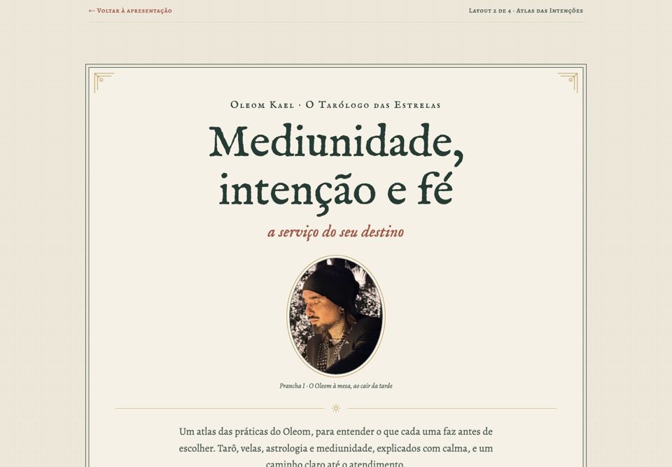 Prévia do layout Atlas das Intenções