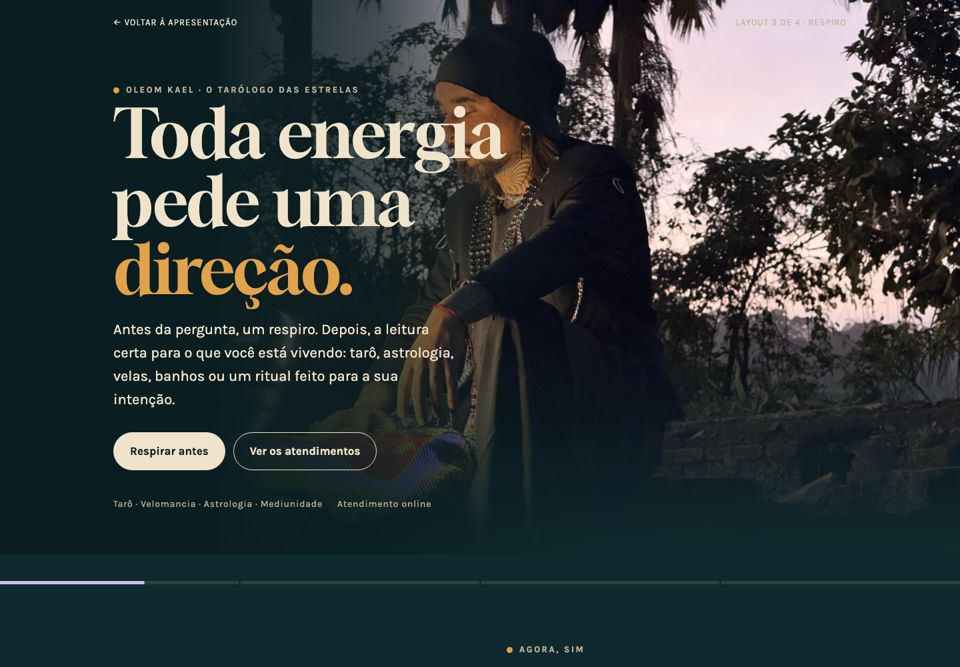 Prévia do layout Respiro